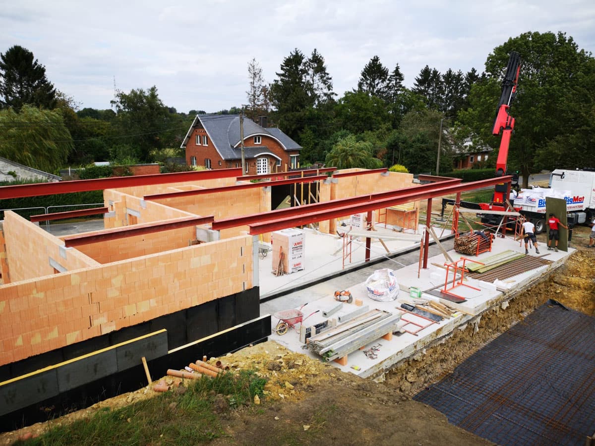 Construction d'une maison unifamiliale cubique à Viesville — photo 3