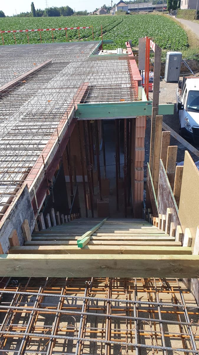 Construction d'une maison unifamiliale cubique à Viesville — photo 8