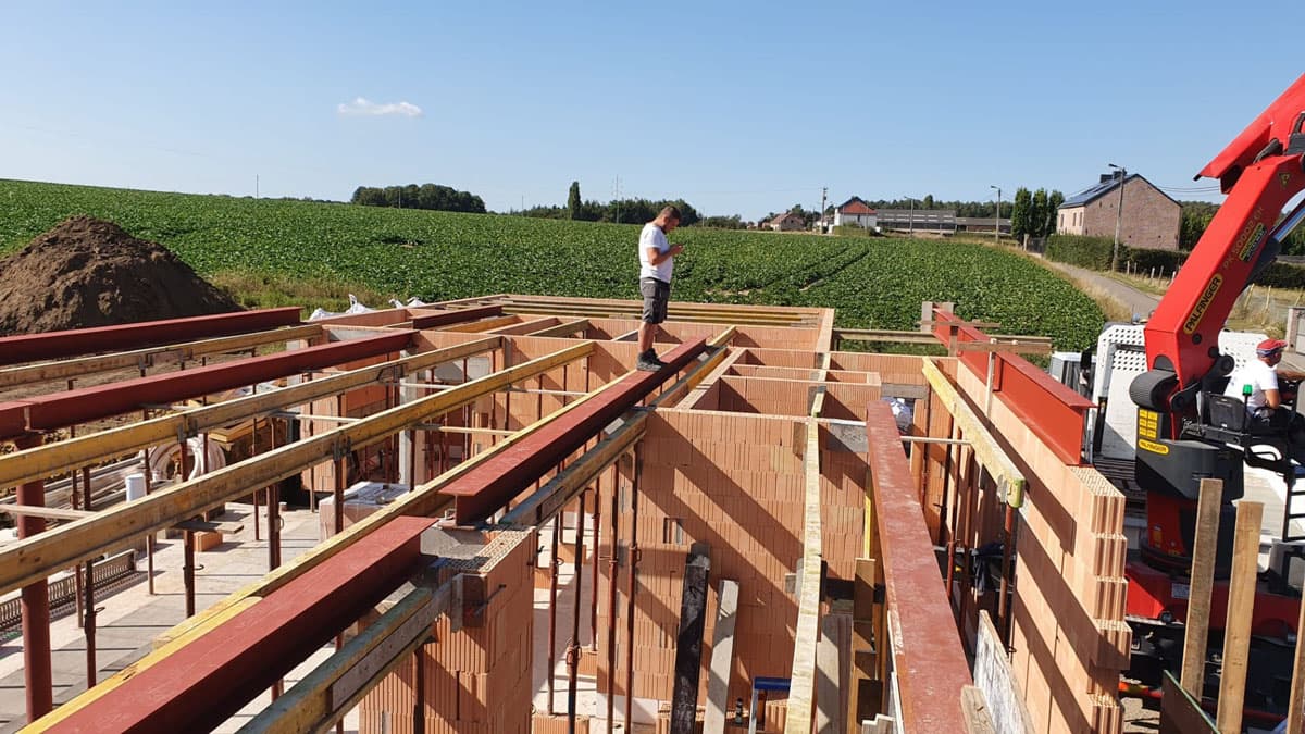 Construction d'une maison unifamiliale cubique à Viesville — photo 9