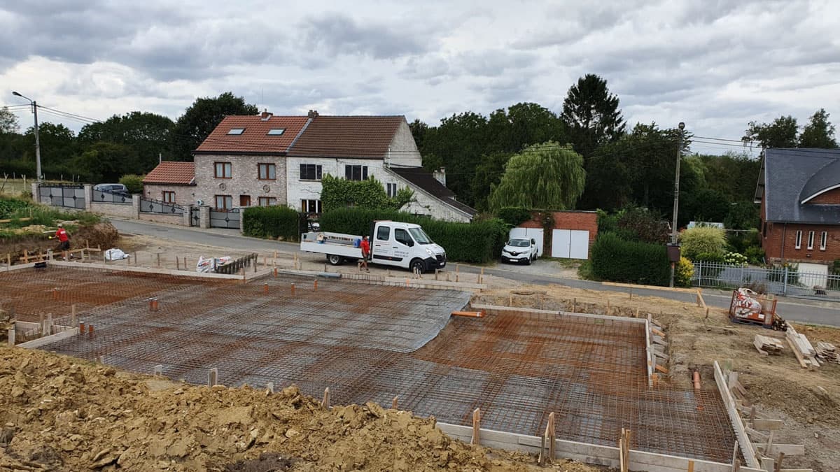 Construction d'une maison unifamiliale cubique à Viesville — photo 15