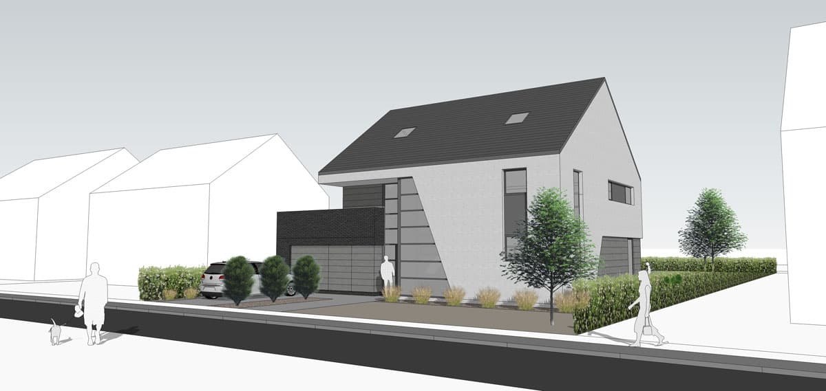 Construction d'une maison unifamiliale moderne à Leernes — photo 9